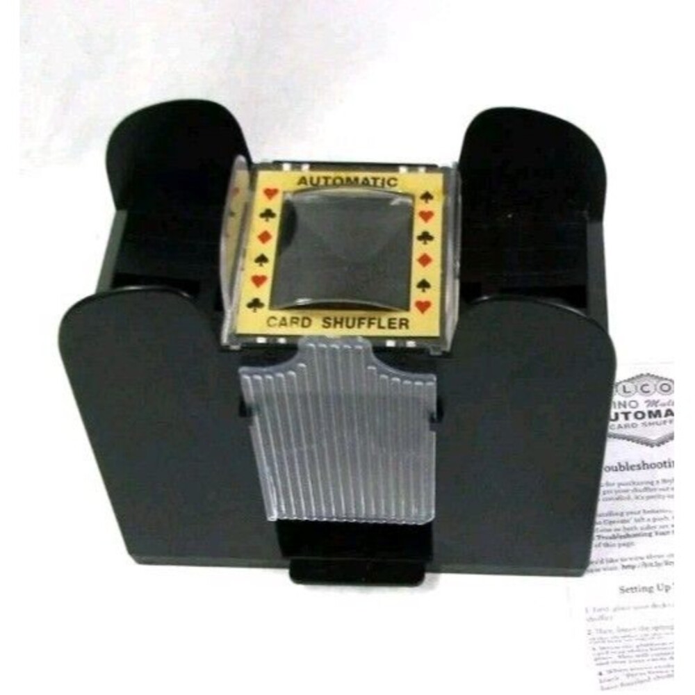 2 Deck Automatic Card Shuffling Machine,  Poker, Casino, Cameroon Playing Cards